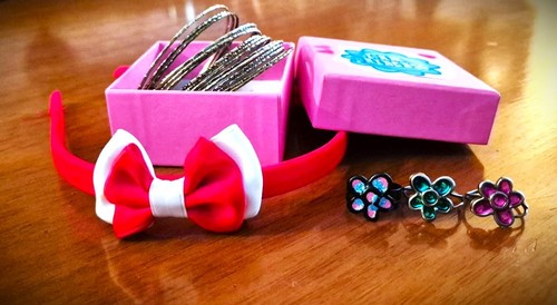 Pink box accessori - box, bimba