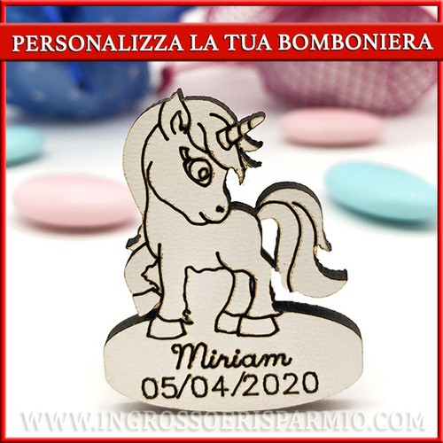 Accessori bomboniere unicorno - accessori,