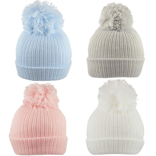 Cappello berretto bambino pom