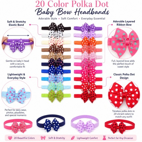 Set pezzi fasce per capelli - set,